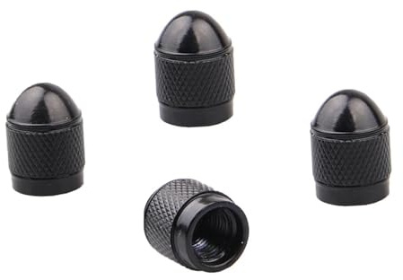 HLAQHL Ventilkappen for Elektroroller, Staubschutzkappe for Schrader-Ventile aus Aluminiumlegierung, kompatibel mit Ninebot MAX G30, kompatibel mit Scooter-Zubehör for Xiaomi Mijia M365(4PCS)