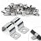 25 Pièces Fixation Grillage Rigide Sur Mur 14mm Attache Grillage Rigide Inoxydable Colliers de Serrage en U à Trou Unique Fixation Murale Grillage Rigide pour Ø 13-14.5mm Câble Tuyaux d'eau