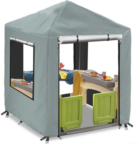 Weatherproof Kids Playhouse Cover 420D Oxford Material for Step2 Playhouse for PROTECTION