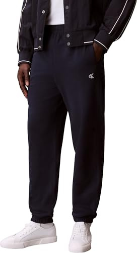 Calvin Klein Men’s Terry Monogram Jogging Bottoms with Back Pocket