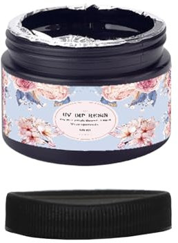 Kristallklarer UV-Harz, praktischer UV-Tauchharz-Kleber, 50 g/100 g, Kristalle, klares Epoxidharz für Blumendekoration und Schmuckherstellung