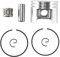 Sarngk 38 Mm Kolben & Ringe 10 Mm Nadel Lager Satz Passend Fuer Ms180 018 180 Kettensaege