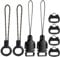 HJZHII 8 Pcs Camera Strap, Quick Release Buckle for DSLR Triangle Loops Adapter with ABS Cap Mini Split Lug Ring Connector for Mirrorless Cameras Eyelet Sling Belt for Phone