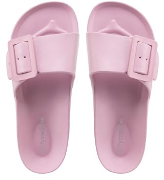Pyrathon Ciabatte Donna Slide Sandali Estive Ciabatte da Mare Spiaggia Piscina 36-41EU | Cinturino leggero con fibbia regolabile