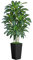 Keeplush Dracaena Plante Artificielle de 180cm,Con Pot Noir,Fausse Plante Grande Décoratives IntérieureTropicales Ultra Réalistes,pour la Décoration Intérieure, Le Balcon, la Chambre à Coucher