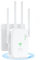 Repetidor WiFi, Amplificador Señal WiFi 2.4GHz 300Mbps Extensor Wi-Fi con Puerto Ethernet, 4 Antenas, repetidor WiFi Largo Alcanc, para oficinas y hogares