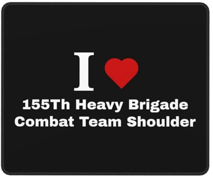 Desk Mat Ich Liebe Die Schulter Des 155. Heavy Brigade Combat Teams Weiches Tischunterlage Langlebiges Gaming Mauspad Für Studium Computer Schreibtisch 25X30Cm
