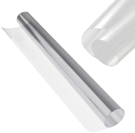 Anti-Shatter Window Film - Clear Safety Adhesive, Glass Protection Sticker | Safety Tint Privacy Coverage of Sheet, Home Office Protection