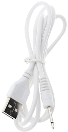 YCSONLY 2.5mm DC Jack to USB Charger Cable, 1m/39inch 2.5 Mono Audio 16mm Power Cord 16mm Plug Exposed, Fast Charging Replacement Cable for Rechargeable Massager Wand
