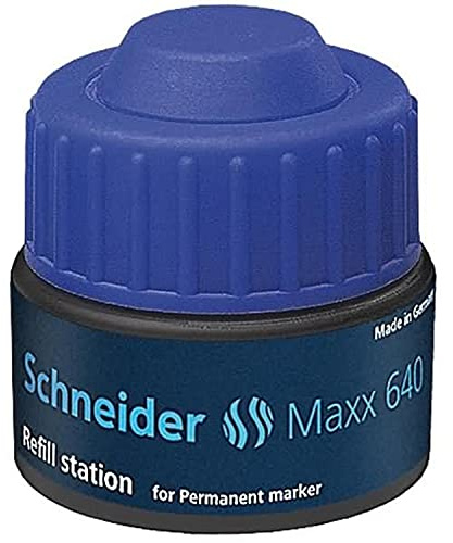 Schneider Schreibgeräte Refill station Maxx 640, Nachfülltinte für Marker Maxx 130/133, 30 ml, blau
