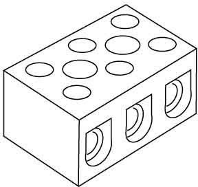 Anschlussklemme 1,0-6,0 mm² Porzellan KLEINHUIS 117.G