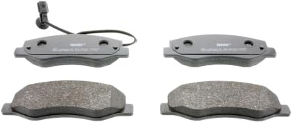 FERODO FVR4349 Bremsbelagsatz Bremsbeläge mit Verschleißwarnkontakt ohne Zubehör Kompatibel mit RENAULT Master 3 Kasten FV