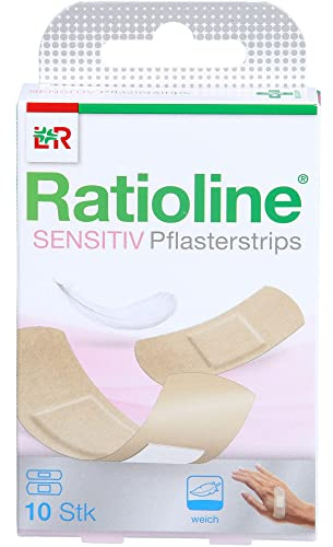 Ratioline sensitive Pflasterstrips 2 Größen, 10 St. Pflaster