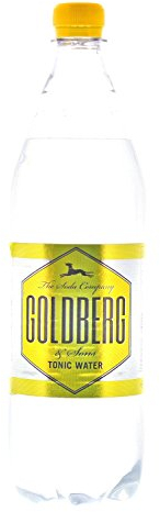18 Flaschen Goldberg Tonic Water a 1000ml PET Flasche inc. 4.50€ EINWEG Pfand
