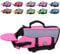 VIVAGLORY Hunde Schwimmweste mit abnehmbarem Frontauftrieb, Rettungsweste mit Reflektierenden Besätzen & Zusätzliche Polsterung zum Schwimmen & Bootfahren Pink M