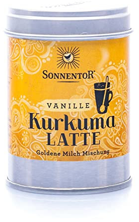 Cúrcuma Latte con Vainilla bio lata Sonnetor, 60 g