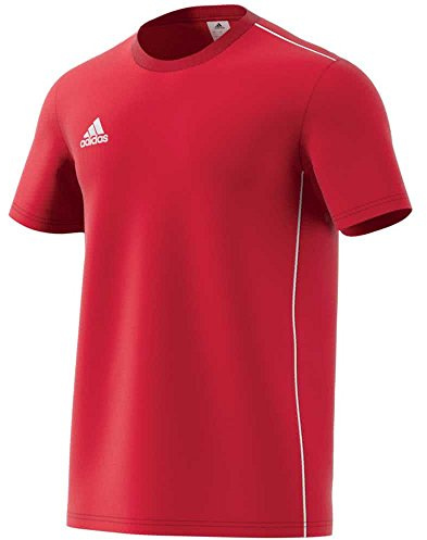 adidas Herren T-Shirt Core 18, Power Red/White, S, CV3982