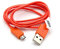 vhbw Câble USB - Micro USB, 1 mètre, orange, compatible avec Bose QuietComfort 35