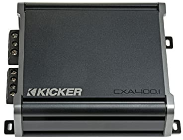 KICKER 46CXA4001T CXA400.1 400w Mono Class D Car Audio Amplifier Amp+Bass Knob