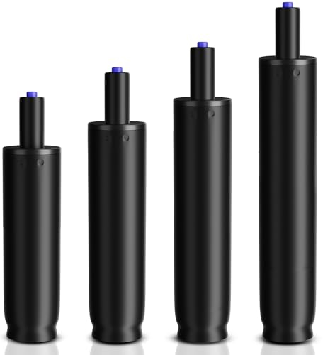 MASTERY MART 9 Inches to 13 Inches Office Chair Gas Cylinder, 4 Stroke, Heavy Duty 1000 lbs, Universal Office Chair Replacement Gas Lift Cylinder Pneumatic Shock, Class 4 (Not for 1KEA, Black)