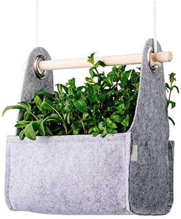 EQUA Home Swing Grau - Gartentopf, Handgefertigt