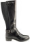Valleverde Stivale Donna 49127 in Pelle Nero da Indossare con Ogni Tipo di Look con Lavorazione nel Tacco. Una Calzatura Adatta per Tutte Le Occasioni. Autunno-Inverno 2021. EU 38