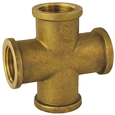 Gewindefitting Messing Kreuzstück 3/4 IG