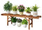 Portavasi Vasi e Accessori per Piante Balcone Panca in Legno Fioriera Mensola per Fiori A Scala Interna Terra da Terra per Soggiorno Combinazione Arbitraria, Portafiori Bella E Pratica Scaffali por