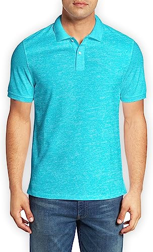 Polo de hombre 100% poliéster (as8, Alpha, m, Regular, Regular,)