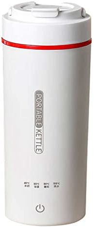 Hervidor eléctrico portátil, Tetera eléctrica de Viaje de 500 ml con 4 temperaturas preestablecidas Variables, Tetera 3 en 1 con Apagado automático y protección contra ebullición e