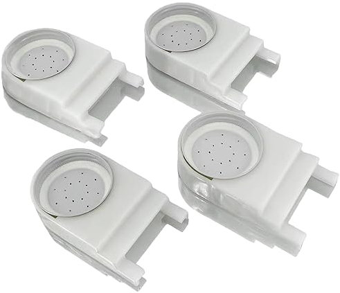 NIZEFEI 4PC Bee Feeders Plastic Honeybee Feeders with Small Holes Lid Beekeeping Supplie