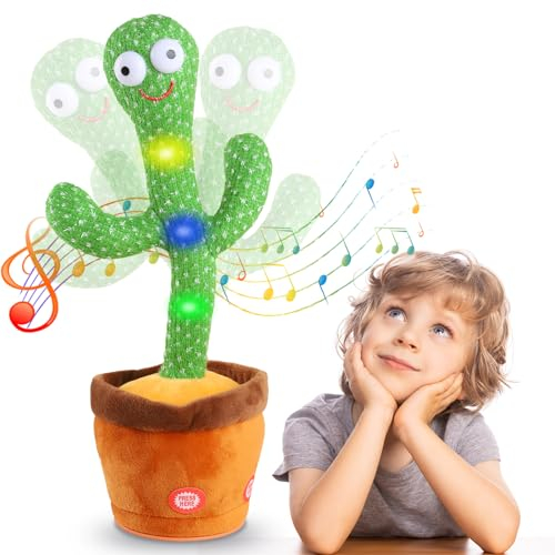 Giocattoli Bambino Cactus Ballerino Ripete Balla Parlante Danzante Funny Talking Che Ripete Quello Che Dici Peluche Cactus Parlante Interattivo Bambina Ragazzo Natalizi Per Bambini Con 120 Canzoni