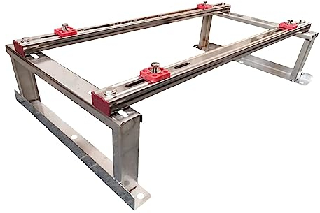 Robuste Bodenstützhalterung, Kondensatorhalterung aus Edelstahl 304, Bodenständer für kanallose Mini-Split-Klimaanlage, Luftbehandlungsgerät, Wärmepumpen-Grundregal