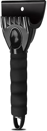 Wuiil Eiskratzer Auto,Scheibenkratzer Auto mit Eisbrecher Funktion,Langlebiger und Stabiler Eiskratzer,Ergonomischer Profi Scheibenkratzer Auto,Für Autos Windschutzscheibe（Schwarz）