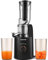 AMZCHEF Entsafter Slow Juicer mit 2 Patentierten Filtern - 250W Entsafter Gemüse und Obst Testsieger - Kaltpress Entsafter 85MM breiter Schacht, Leiser Motor, Rückwärts Funktion - Silber