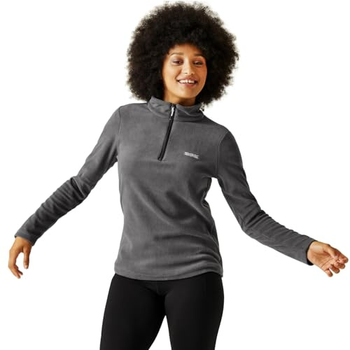 Regatta Womens Sweethart 1/2 Zip Fleece Pullover - Seal Grey - 24 UK