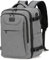 LYNXCHER Zaino da Viaggio Easyjet 45x36x20 - Bagaglio a Mano 30L per Uomo e Donna - Borsa da Cabina per Scuola, Lavoro - Porta PC 15.6 Pollici - Grigio Chiaro