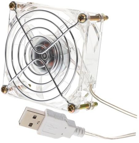 Yardwe Pet Supplies Hamster Cooling Fan Quiet Fan for Cats Dogs Portable Fan Exhaust Dazzling Pet Nest's Fan Cooling Items
