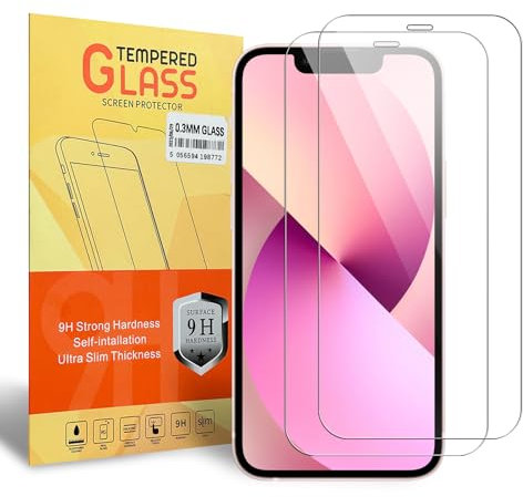 Tempered Glass Screen Protector for iPhone 13 Mini - 2 Pack (iPhone 13 Mini)