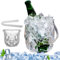 Eiseimer mit Zunge transparente Acryl -Champagnereimer trinken Kühleimer für Bierweinpartys Style11