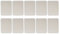 Petite Planche Effaçante à Sec avec Lignes, Mini-tableau Blanc Double Face pour L'écriture et le Dessin, Outil D'apprentissage en Classe pour les élèves-enseignants