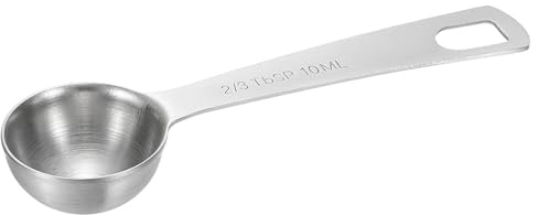PATIKIL Teaspoon Measuring Spoon 10ml 2/3 Tbsp Measuring Spoon | Stainless Steel, Individual Measure Scooper Only, for Ground Coffee Loose Tea Powder