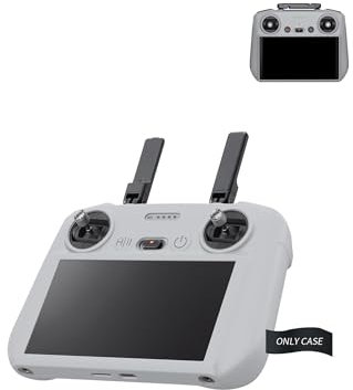 Carcasa para DJI RC 2 Mando a distancia yystao Funda Silicona Compatible con DJI RC2 Carcasa a prueba de polvo Resistente a los arañazos Gris