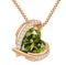 CDE Necklaces for Women Pendant Jewellery, 925 Sterling Silver Brass Plating Rose Gold Gifts for Women Her Wife Girlfriend Anniversary Birthday Mothers Day Christmas (Brass Plating Rose Gold-08-Aug)