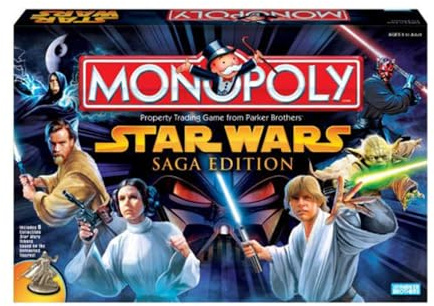Monopoly Game Star Wars Saga Edition