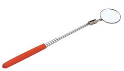 Alkan Teleskopspiegel 60 cm Ø 50 mm Inspektionsspiegel | Ausziehbarer Kontrollspiegel/Inspektionsspiegel, Ø 50 mm, 60 cm Länge, für schwer zugängliche Bereiche