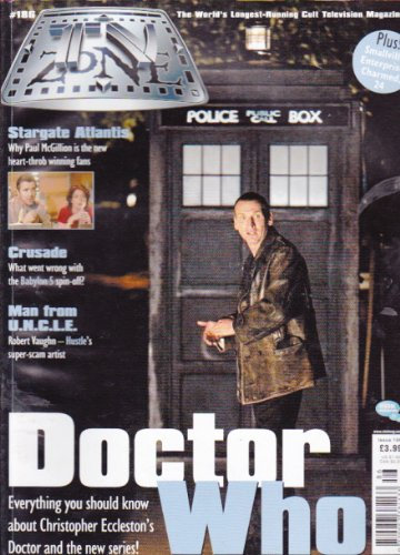 TV ZONE MAGAZINE BACK ISSUE #186 DOCTOR WHO - STARGATE ATLANTIS - CRUSADE
