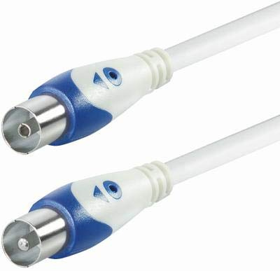 Transmedia FK100-1.5 Antennenkabel 1,5 m - Weiß