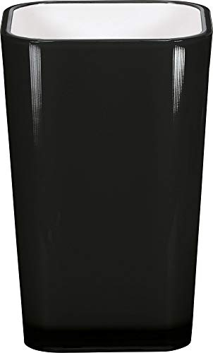 Kleine Wolke 5061926852 Zahnputzbecher Easy, Accessoires, schwarz, 40x30x10 cm