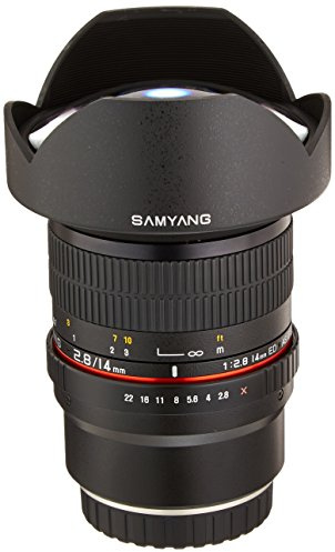 Samyang SY14M-FX 14 mm F2.8 Ultra Wide Objektiv für Fuji X Mount Kameras | Weitwinkelobjektiv erfasst weitläufige Landschaften, Architektur und Innenräume mit herausragender Bildqualität.